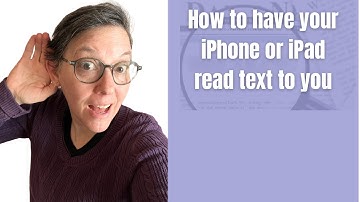 Discover the Power of Text-to-Speech on Your iPhone/iPad #texttospeech #iphone