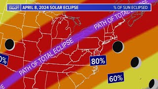 2024 Solar Eclipse: Timeline & path of totality across United States