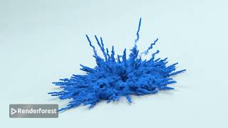 Collapsing Smoke Cube Logo