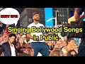 Singing bollywood songs in public new york city