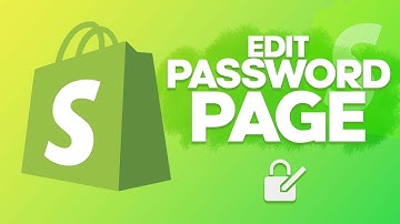 How To Edit Password Page Shopify (EASY!)