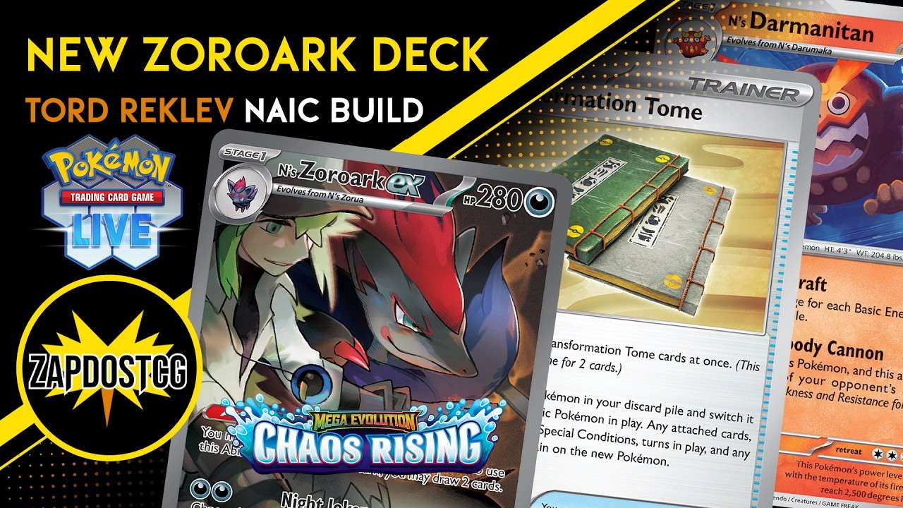 Tord Reklev's New N's Zoroark ex Deck From NAIC! (Pokemon TCG