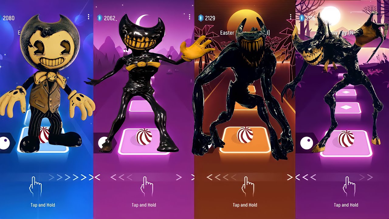 Bendy Vs Bendy Vs Bendy Vs Bendy Tiles Hop EDM Rush YouTube