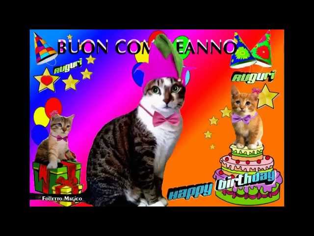 Micio Buon Compleanno Happy Birthday Canzoni Per Bambini Youtube