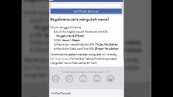 Cara mengatasi tidak bisa ganti nama facebook/limit - Durasi: 2.26. 