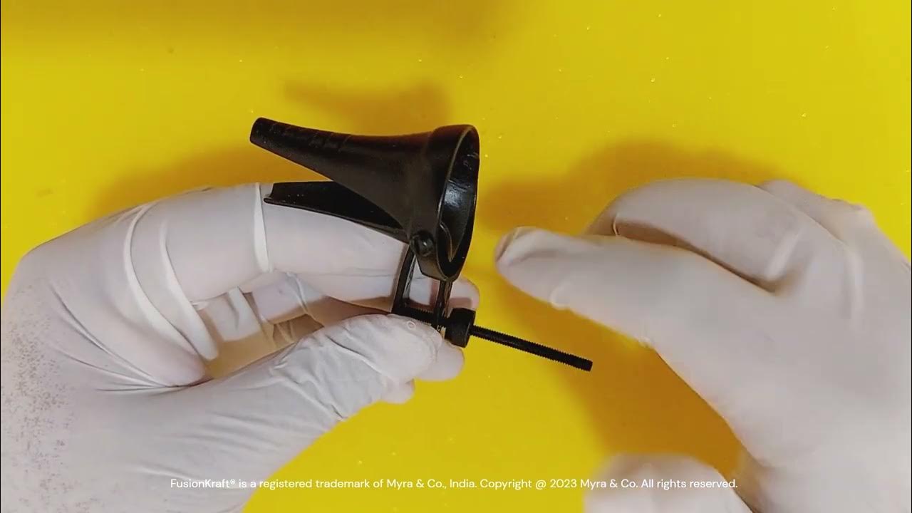 FusionKraft™ Holmgren Aural (Ear) Speculum, Self Retaining Type, Black