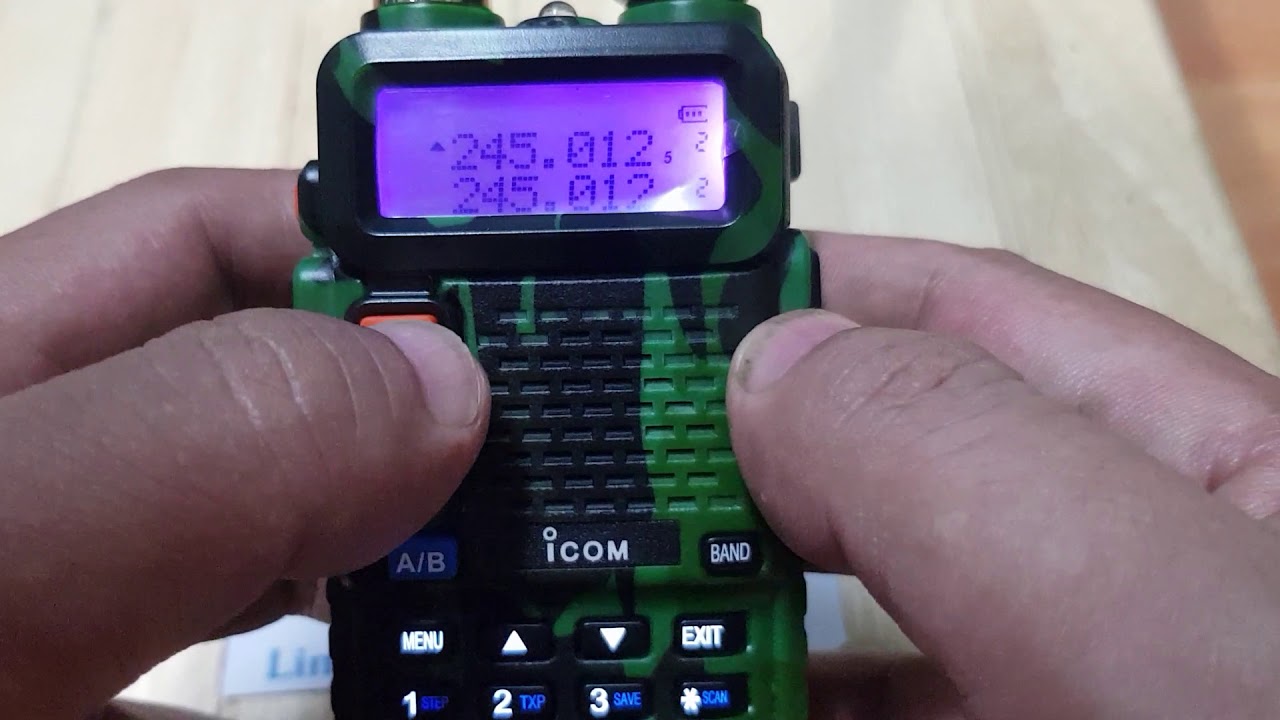 วิธีปิดโทนดิจิตอล DCS  Icom uv 95 ลายพราง
