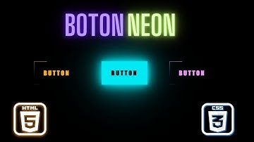 Tutorial: Cómo Crear Botones Neon con HTML y CSS | Boton Neon | Botones con Animacion 🖥✅