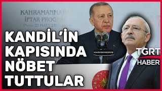 Hurbaşkanı Erdoğandan Muhalefete Sert Sözler Kandilin Kapısında Nöbet Tuttular - Tgrt Haber
