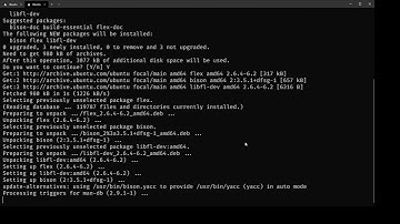 CISC 3160 - Installing lex & yacc on Ubuntu (flex bison)