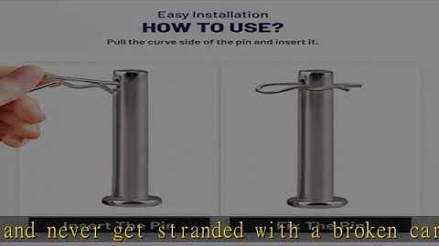 JaamZee Cotter Pins 50 Pcs r pins - Sturdy & Durable Alloy Steel - R- Shaped Heavy Duty Cotter Pin