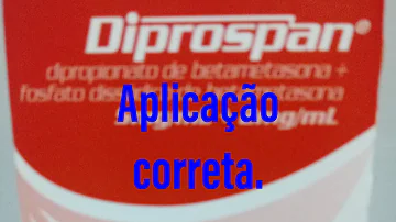 Como aplicar Diprospan no braço?