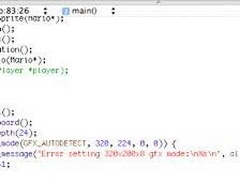 Super Mario Bros. clone using the Allegro C/C++ library