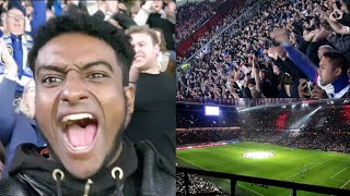 AJAX 0-1 CHELSEA 💥 || BATSHUAYI + PULISIC CAUSE SCENES IN THE AWAY END || MATCH VLOG