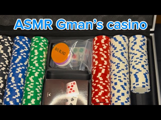 ASMR Gman’s casino 🎰 ♠️♥️