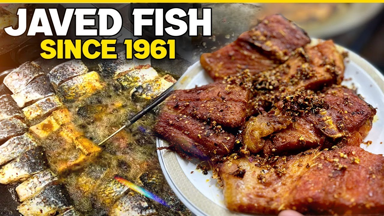 Kasur ki famous Javed fish corner | Street fish | Pakistani foods ...