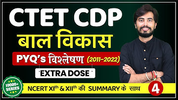 CTET 2022 CDP ( बाल विकास ) PYQ Special Series for CTET Paper 1 and 2 by Rohit Vaidwan