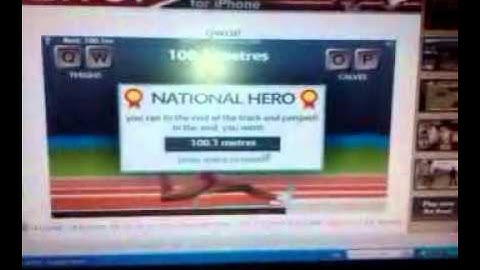 I Beat QWOP!!!!