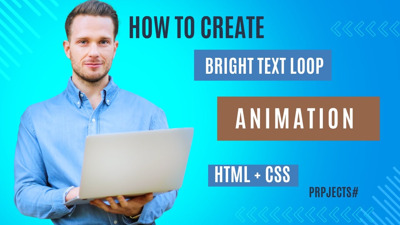 Create Animation HTML, CSS Khmer || #BrightTextLoop - YouTube