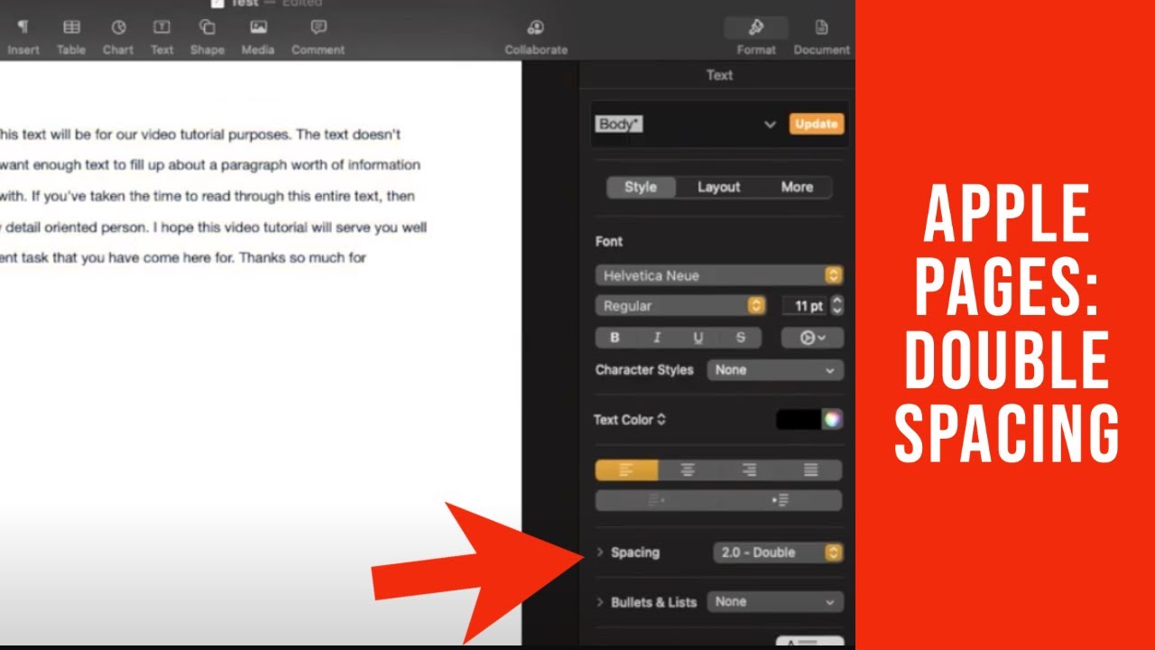 How To Add Double Space On Word In An Ipad