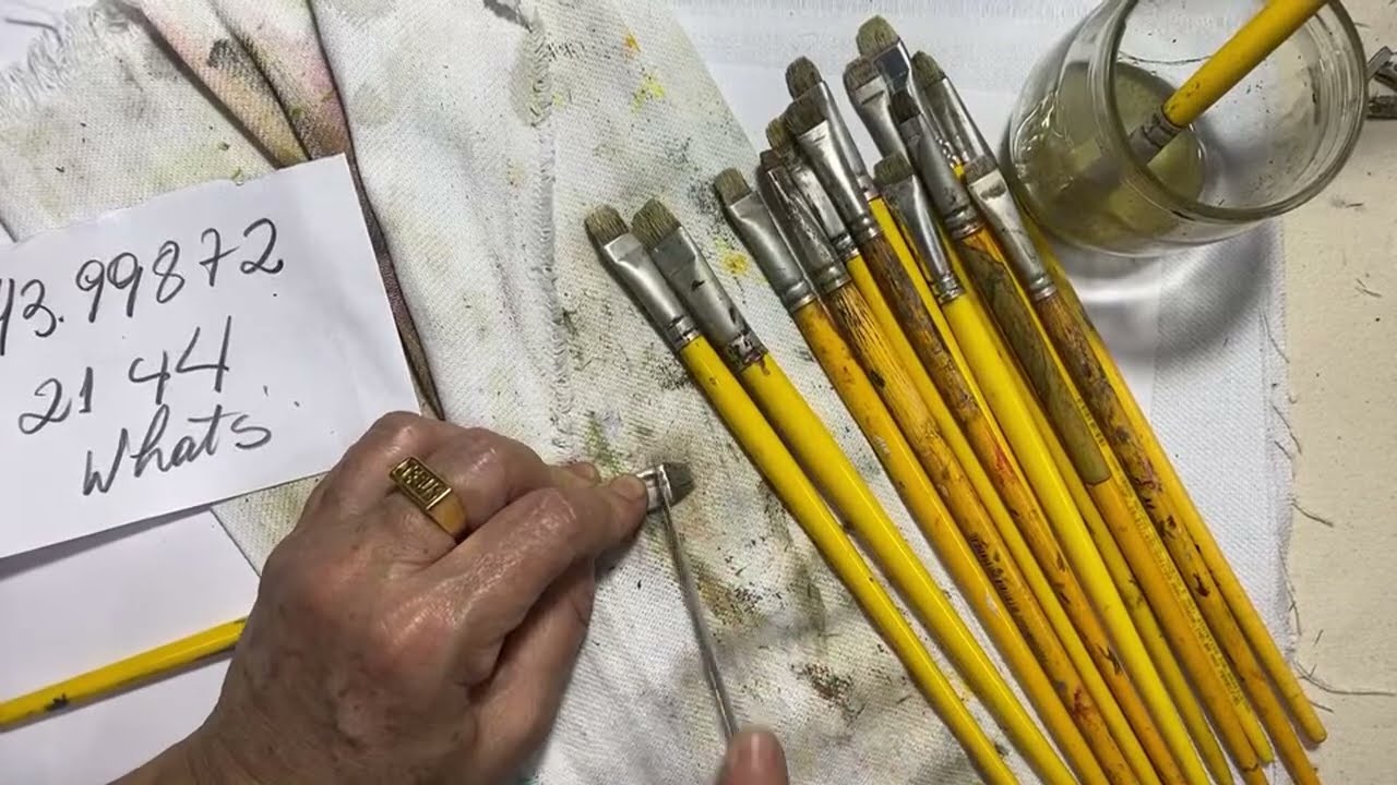 Como reaproveitar pincéis gastos