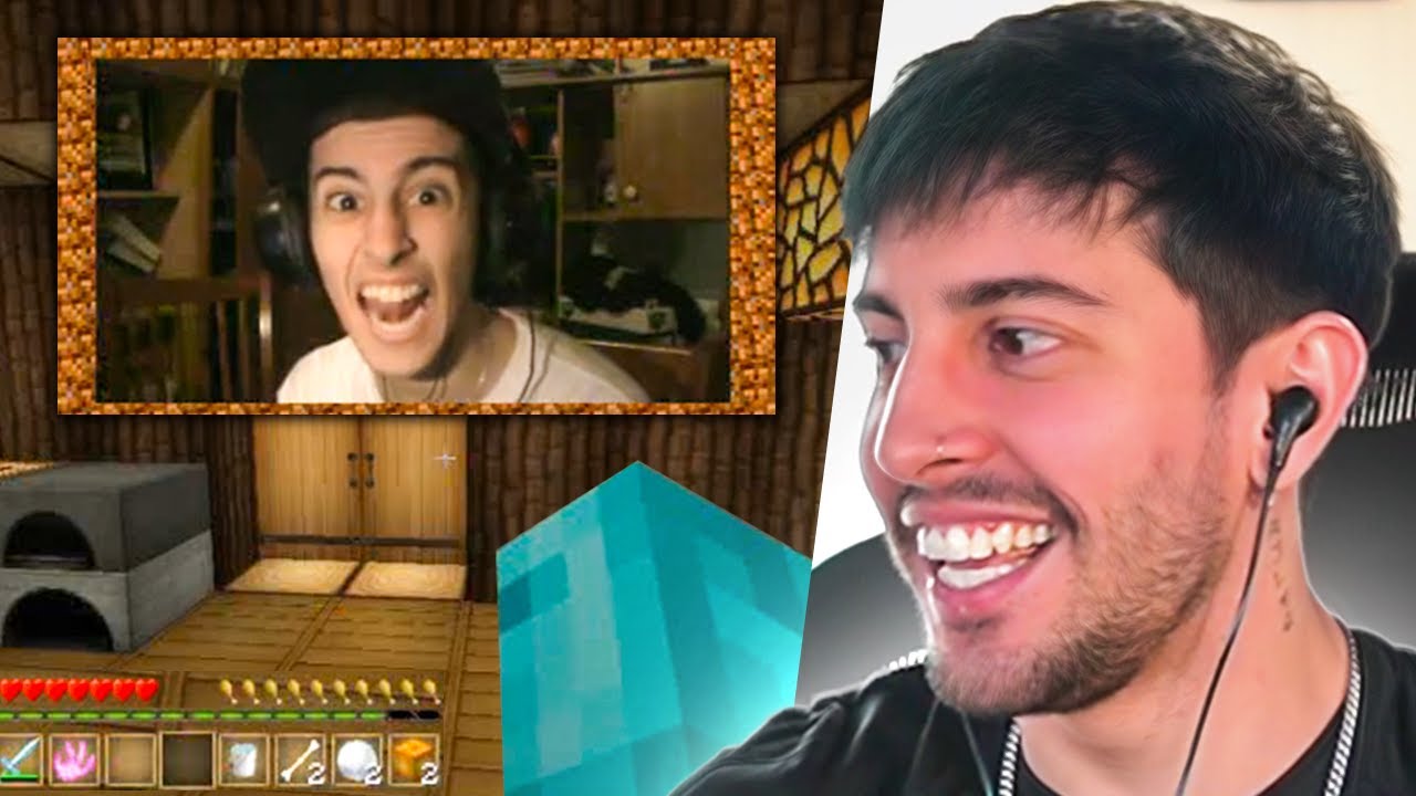 reacciono a mis videos antiguos de MINECRAFT 😁