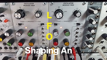 Behringer ARP2500 1004 Oscillator (LFO) - Shaping An LFO