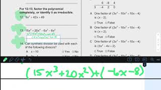 Algebra 2: Unit 3 Review Help!
