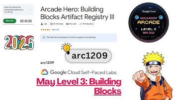 Arcade Hero: Building Blocks Artifact Registry III [2025] | arc1209 | Lab Solution #arcade #qwiklab