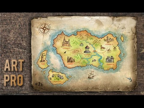 how to draw a map How To Draw A Map Step By Step Youtube