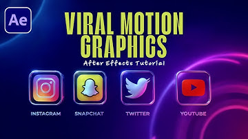 Create Viral Social Media Icons Animation in After Effects! (Beginner Tutorial)