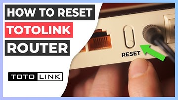 🔁 How to Reset a Router | TotoLink