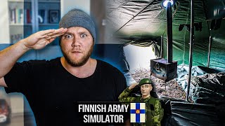 Is this the REAL Finnish Army experience?! | Finnish Army Simulator