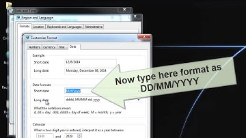 How to change date format in windows 7 Step by Step