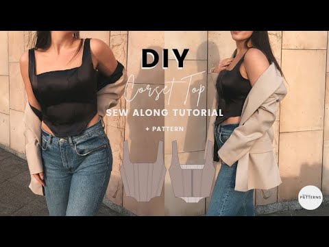 DIY CORSET TUTORIAL + PATTERN Isabella Corset Top Tutorial | DIY Trendy ...