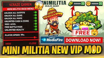 Mini Militia Mod Menu v5.6.1 - Onbeperkt geld en munten | Mini Militia Hack Mod Downloadlink 2025
