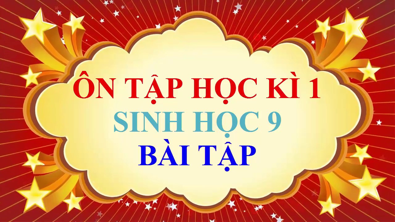 Đề thi môn sinh lớp 9 học kì 1 | Sinh học lớp 9 – Ôn tập học kì 1 – Phần bài tập