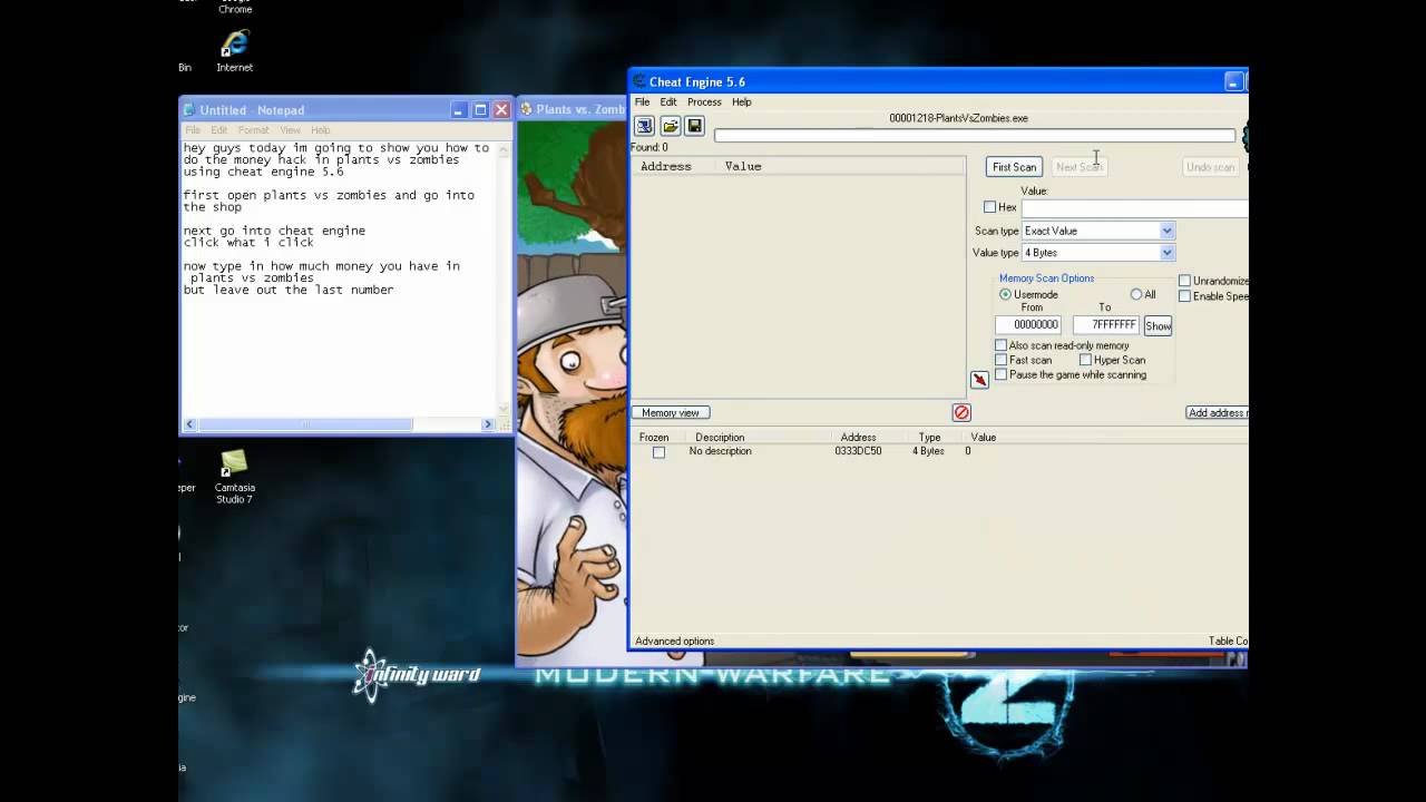 How to Use Cheat Engine to hack the game Plants vs Zombies « Web Games ::  WonderHowTo