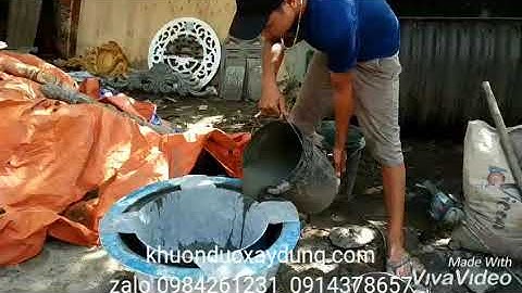 Khuôn chậu composite tròn 60 có lòng trong. 0914378657