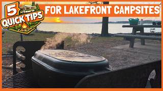 Quick Tips for Lakefront Sites Pop Up Camping
