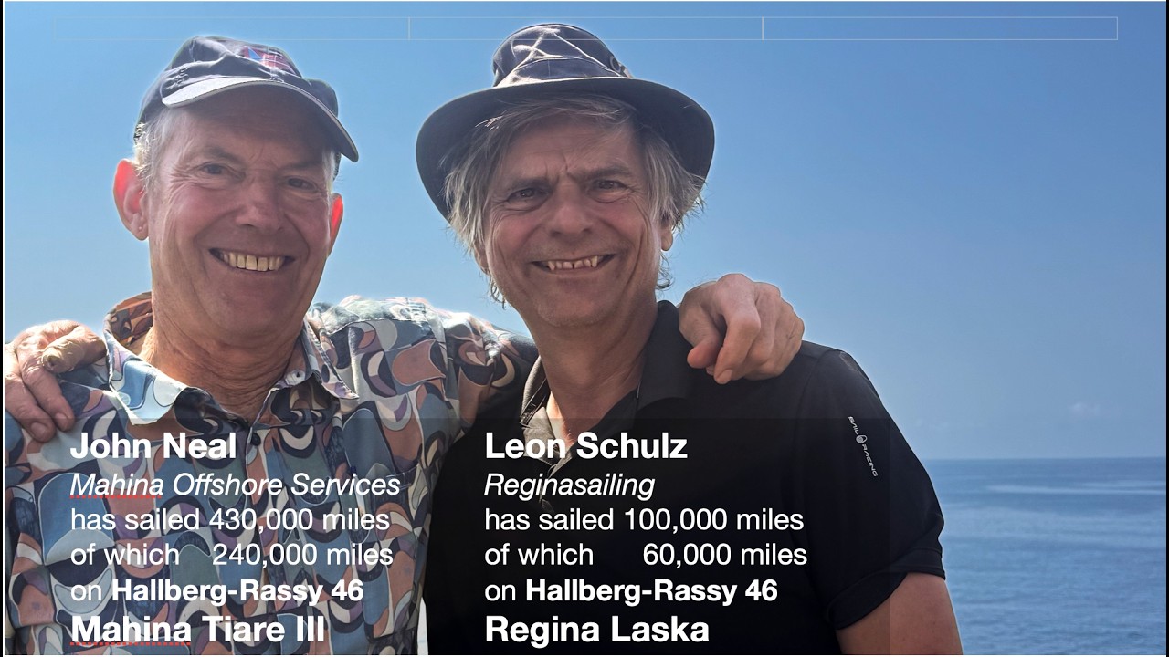 ⁣John Neal and Leon Schulz on Regina Laska in the Azores