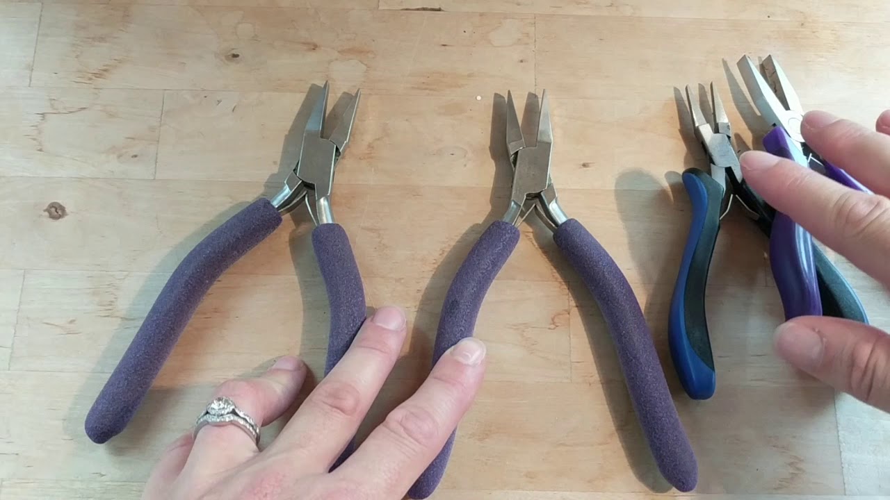Jewelry Making for Beginners: Understanding flat nose pliers - YouTube