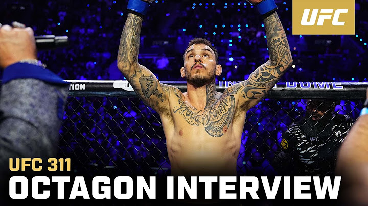 Renato Moicano Octagon Interview | UFC 311