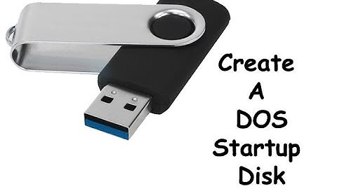 How to create a MS Dos bootable USB using HP USB disk storage format tool