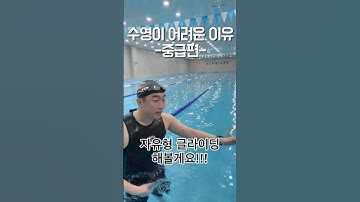 수영이 어려운 이유 중급편!!!