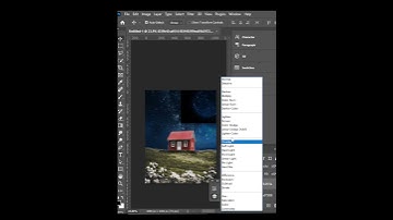 photoshop tutorial Manipulation night mood village  ||  #manipulation #shorts #graphicdesign
