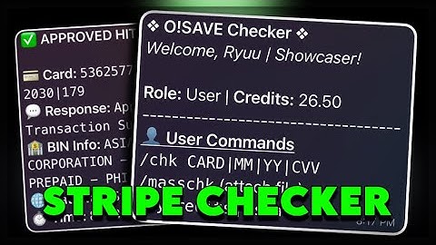 [NEW🔥] CC Checker Stripe, Shopify, and Braintree | @xenoo3 @LostinKnossos