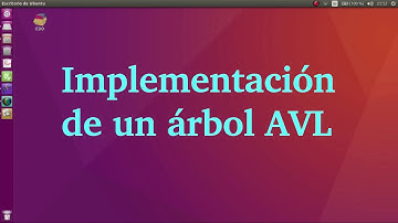Implementación de un árbol AVL en C