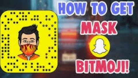 HOW TO ADD A MASK TO YOUR BITMOJI IN SNAPCHAT 👻