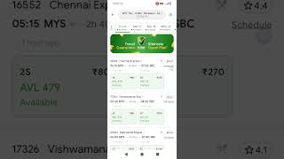 Train ticket booking online